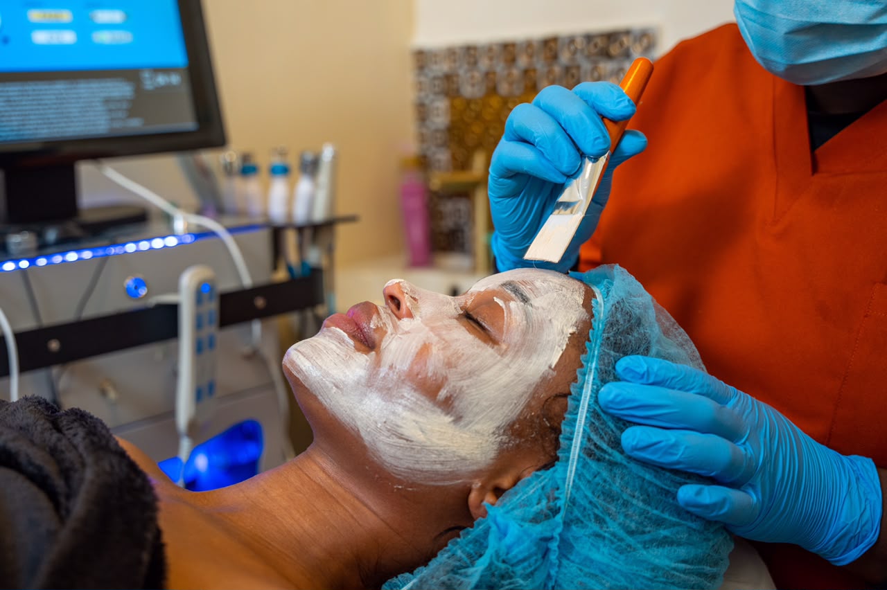 Chemical peel at Arziki Aesthetics